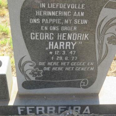 FERREIRA Georg Hendrik 1947-1977
