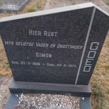 GOED Simon 1899-1973