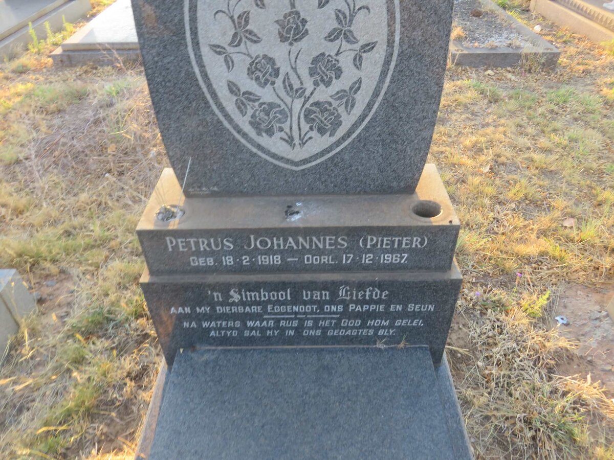 GROENEWALD Petrus Johannes 1918-1967