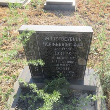 GOUWS Dries 1918-1982 &amp; Dorie 1920-2009