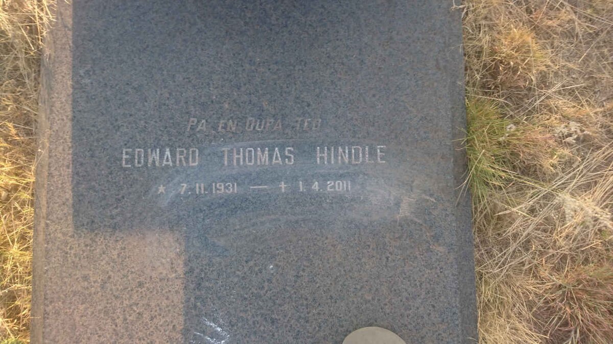 HINDLE Edward Thomas 1931-2011