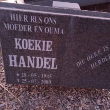 HANDEL Koekie 1945-2000