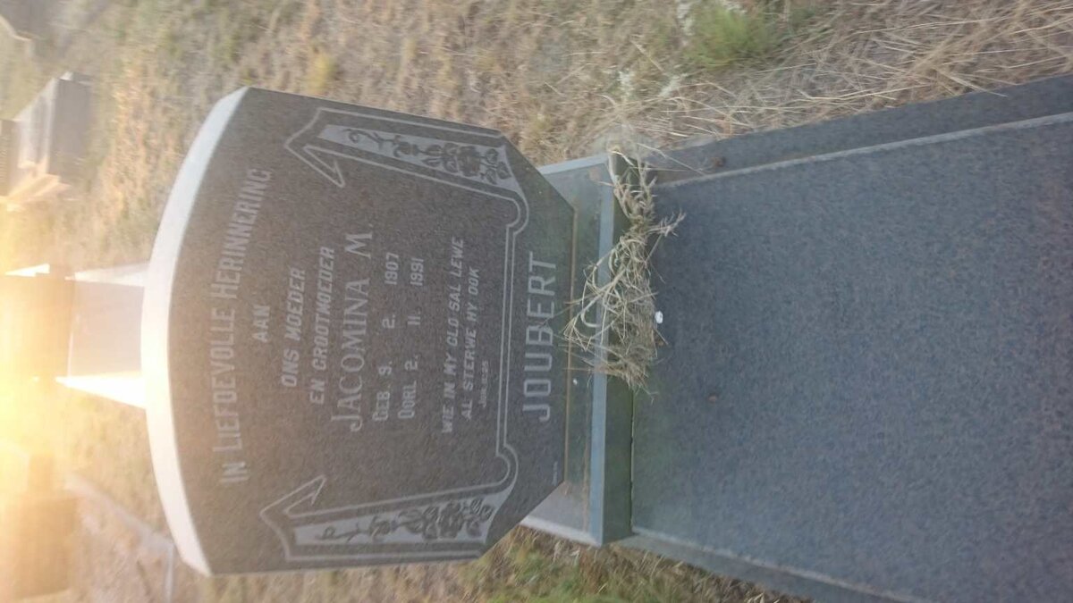 JOUBERT Jacomina M. 1907-1991