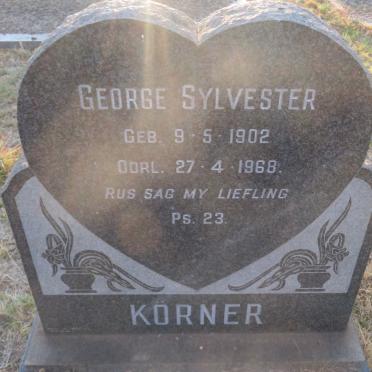 KORNER George Sylvester 1902-1968