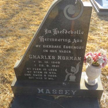 MASSEY Charles Norman 1940-1981