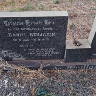 MEILLON Daniel Benjamin, de 1927-1970 &amp; Mina DU PREEZ 1927-1970