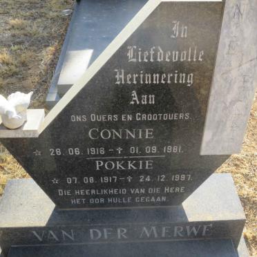 MERWE Connie, van der 1916-1981 &amp; Pokkie 1917-1997