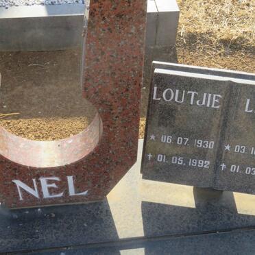 NEL Loutjie 1930-1992 &amp; Lina 1935-2018