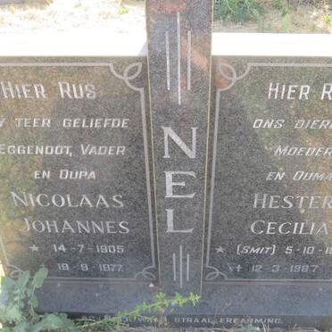 NEL Nicolaas Johannes 1905-1977 &amp; Hester Cecilia SMIT 1908-1987