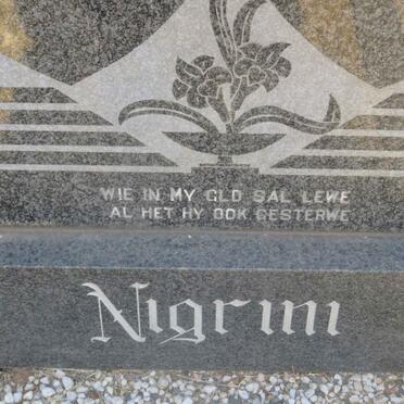 NIGRINI Kenneth 1928-1976