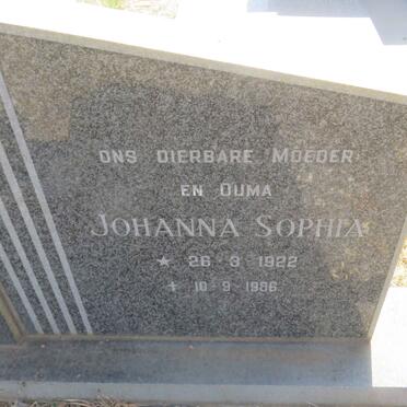 NIEKERK Pieter Johannes, van 1919-1977 &amp; Johanna Sophia 1922-1986