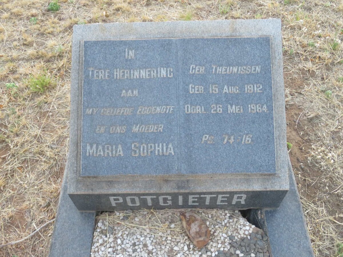 POTGIETER Maria Sophia 1912-1964