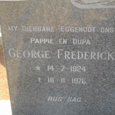 PEENS George Frederick 1924-1976 &amp; Naomi 1928-1991