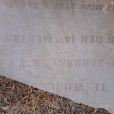 PREEZ Jacobus Francois, du 18?7-1889