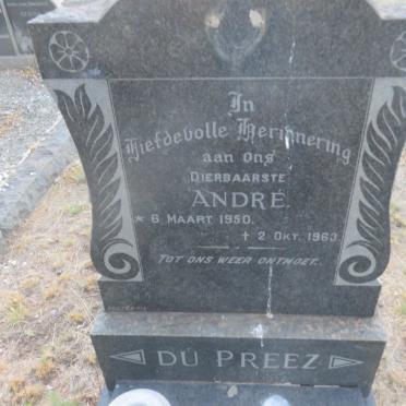 PREEZ André, du 1950-1963