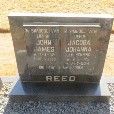 REED John James 1921-1980 &amp; Jacoba Johanna HENNING 1923-2014