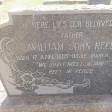 REED William John 1895-1977 &amp; Alida Berendina 1888-1967