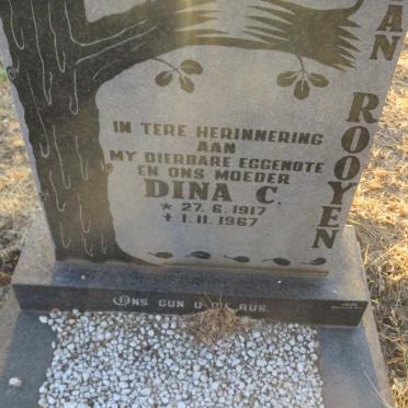 ROOYEN Dina C., van 1917-1967