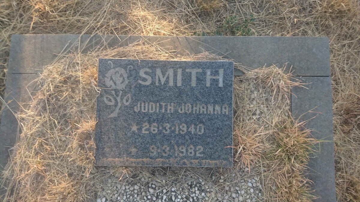 SMITH Judith Johanna 1940-1982