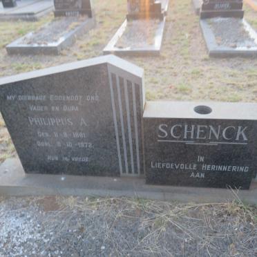 SCHENCK Philippus A. 1881-1972 &amp; Martha A.S. VAN SCHALKWYK 1895-1978