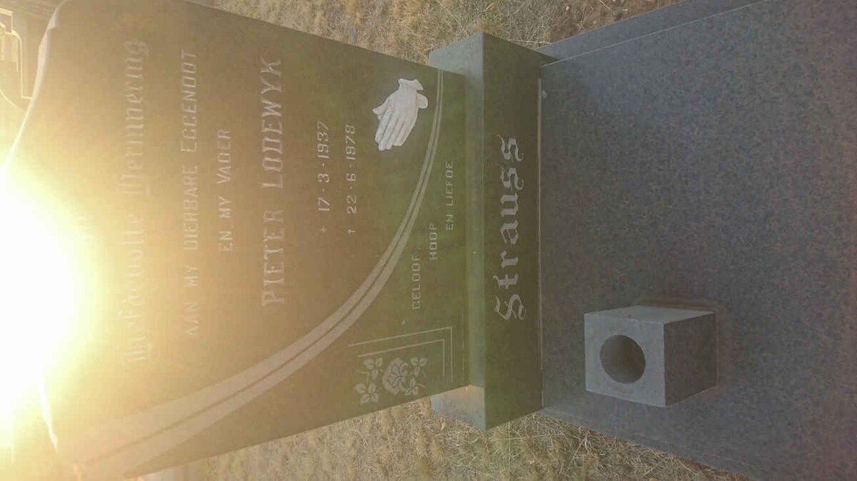 STRAUSS Pieter Lodewyk 1937-1978