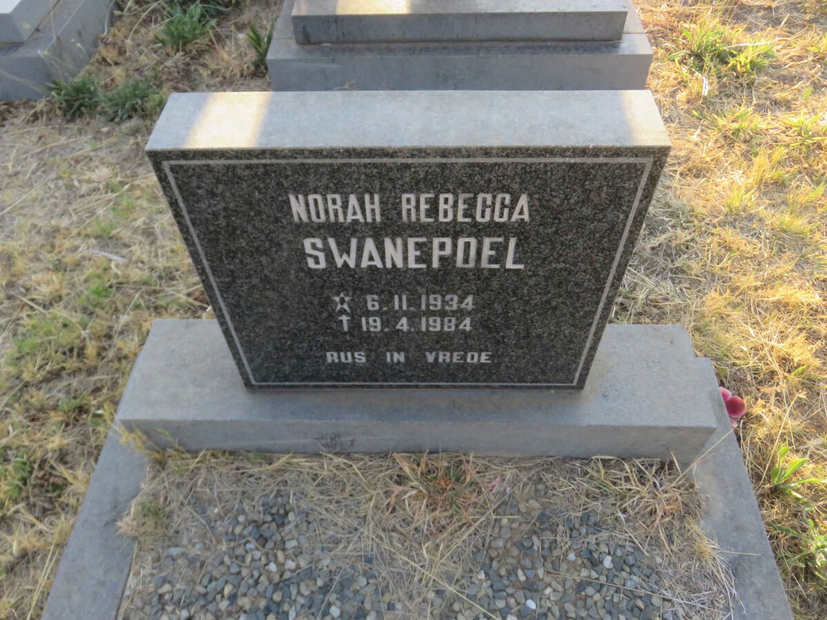 SWANEPOEL Norah Rebecca 1934-1984