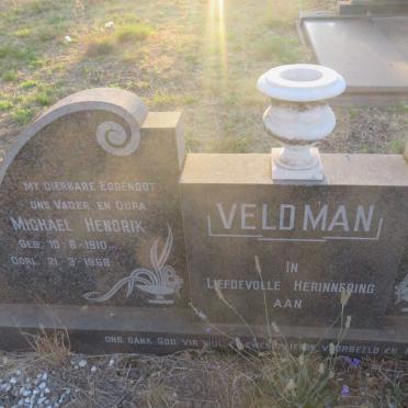 VELDMAN Michael Hendrik 1910-1968 &amp; Johanna Christina DE BRUIN 1910-1981