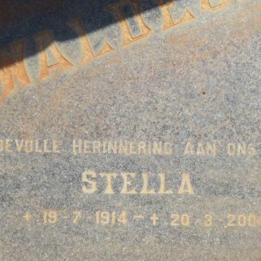 WALDE? Stella 1914-2004