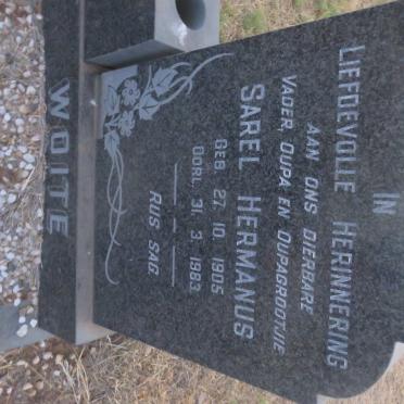 WOITE Sarel Hermanus 1905-1983 &amp; Johanna Aletha V.D. WESTHUIZEN 1911-1958