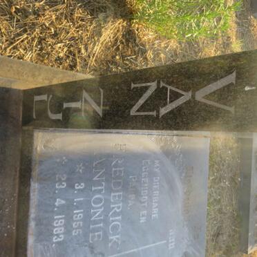 ZIJL Frederick Antonie, van 1955-1983 &amp; Isabella Elizabeth Probert 1956-2009