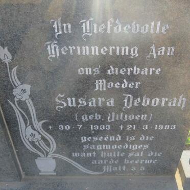? Robert Tregathen 1934-1982 &amp; Susara Deborah VILJOEN 1933-1983