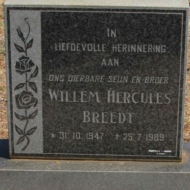 BREEDT Willem Hercules 1947-1989