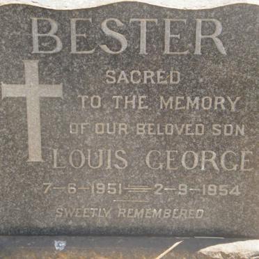 BESTER Louis George 1951-1954