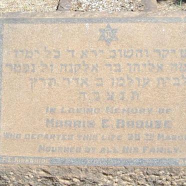 BROUZE Morris E. -1930