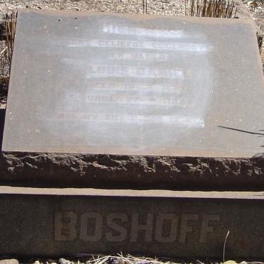BOSHOFF Louis Daniel -1834-1948