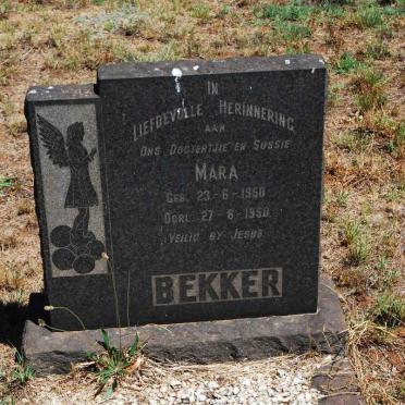 BEKKER Mara 1950-1950