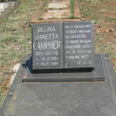 CAMPHER Regina Janetta nee HURTER 1944-1996