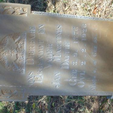 DAFFIE Jan Martinis 1876-1926