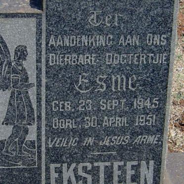 EKSTEEN Esme 1945-1951