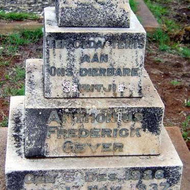 GEYER Anthonius Frederick 1936-1937