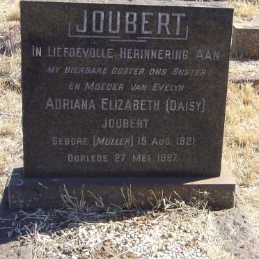 JOUBERT Adriana Elizabeth nee MULLER 1921-1967
