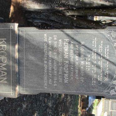 KROPMAN Herman -1944