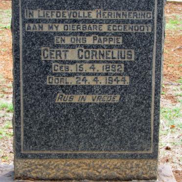 LINDEQUE Gert Cornelius 1892-1944