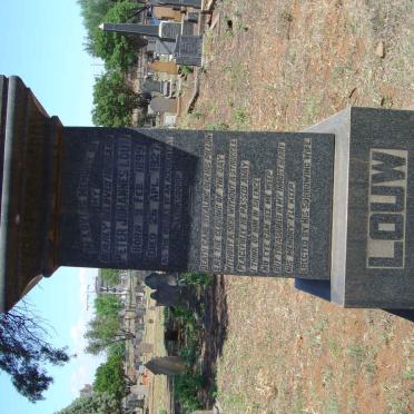 LOUW Peter Johannes 1899-1927