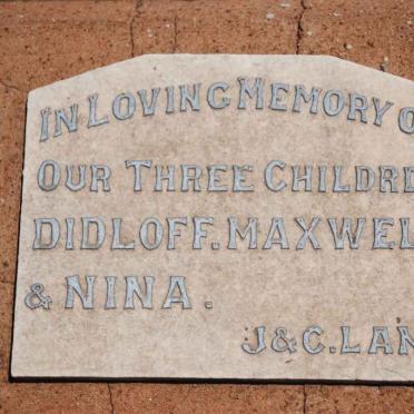 LANE Didloff :: LANE Maxwell :: LANE Nina