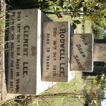 LEE Rodwell -1918 :: LEE Clement -1918