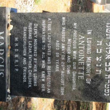 MARCUS Antoinette -1994