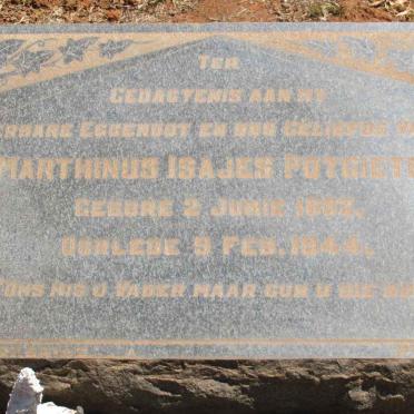 POTGIETER Marthinus Isajes 1882-1944