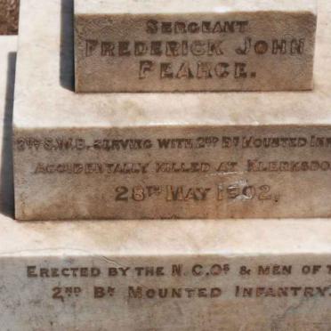 PEARCE Frederick John -1902