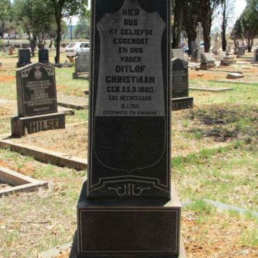 PIETERSE Ditlof Christiaan 1880-1951